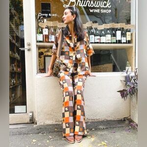 VRG GRL Free Your Mind Patterned Pants